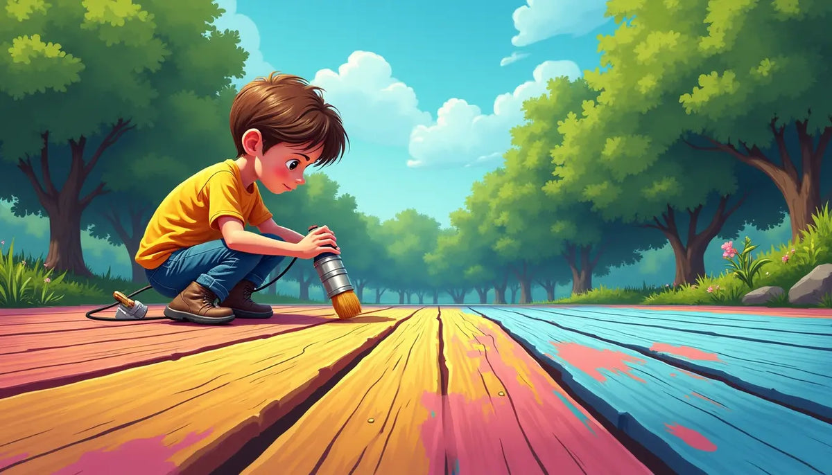 How to Spray Paint a Wooden Deck Scanica CA