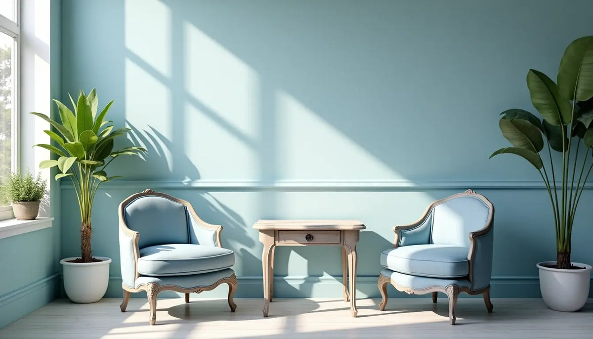 Light Blue Grey Furniture Paint