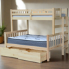 Delano Twin over Full End Ladder Bunk Bed Natural