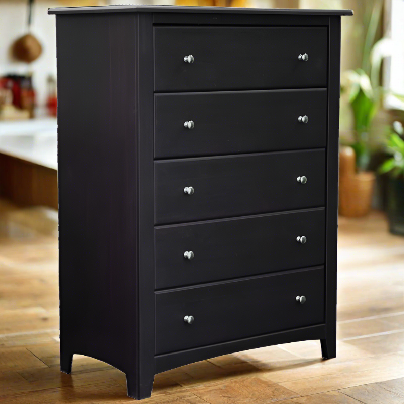 5 DRAWER CHEST ESRESSO