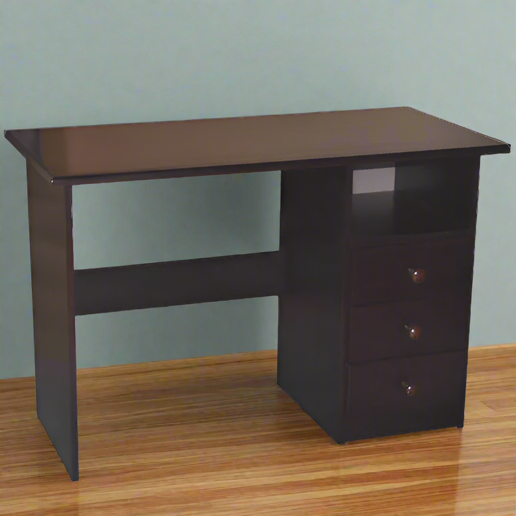 SOLID WOOD DESK ESPRESSO