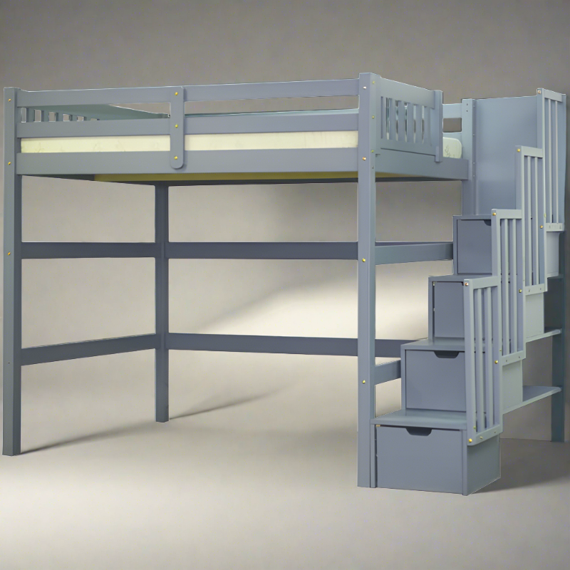 ENCORE TWIN LOFT BED GREY