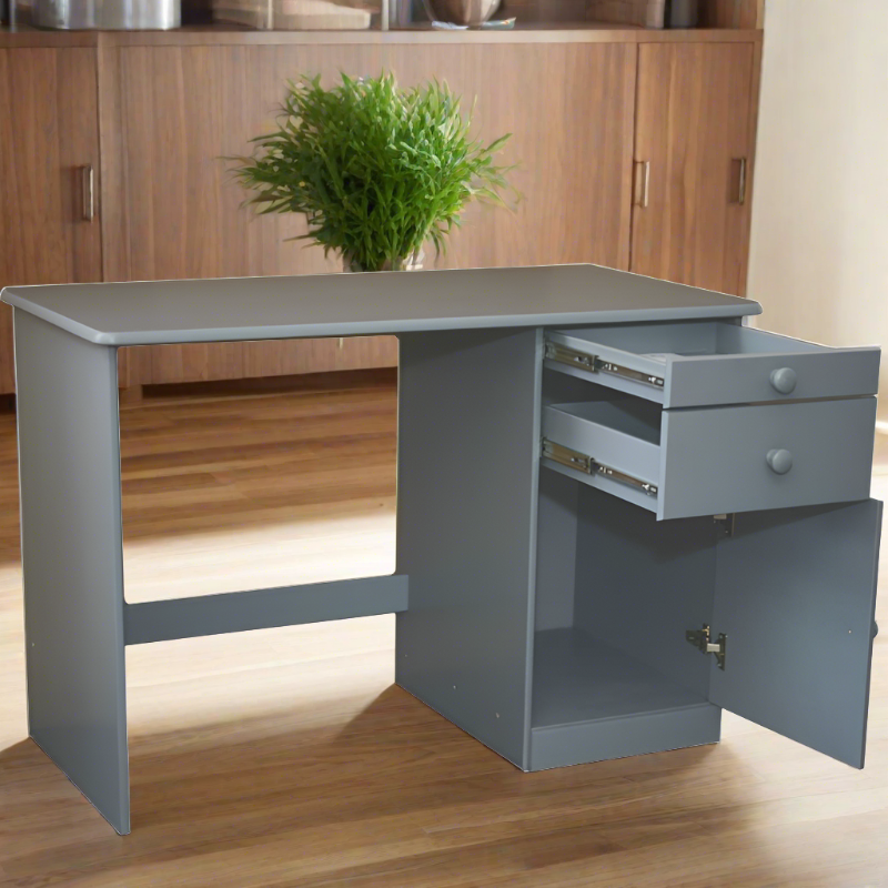 SOLID WOOD STUDENT DESK GREY