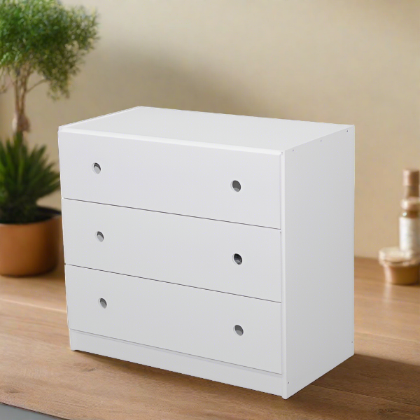 Junior Twin Low Loft Bed with Desk, Chest and Bookcase White