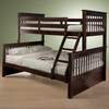 Marina Twin over Full Bunk Bed with Drawers Espresso
