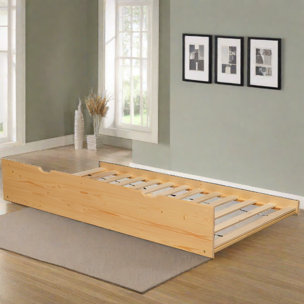 trundle bed natural