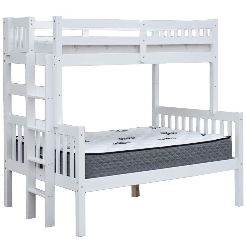 Delano white bunk bed, perfect for kids’ bedrooms or guest rooms