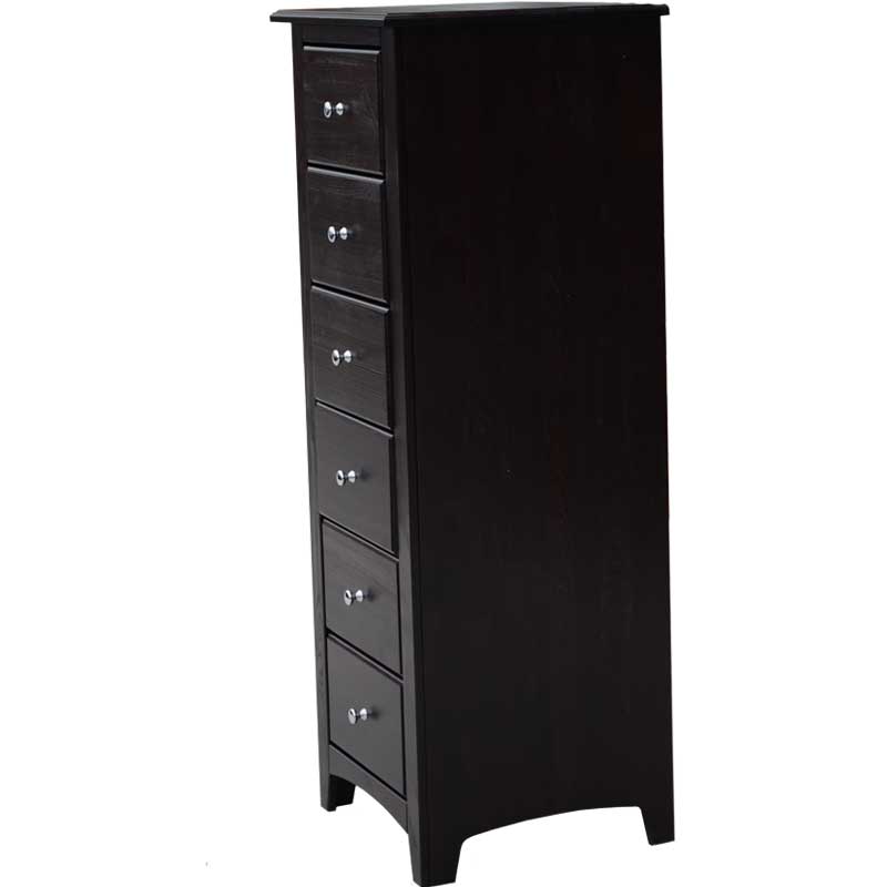 Sophisticated espresso solid wood dresser designed for functionality and style