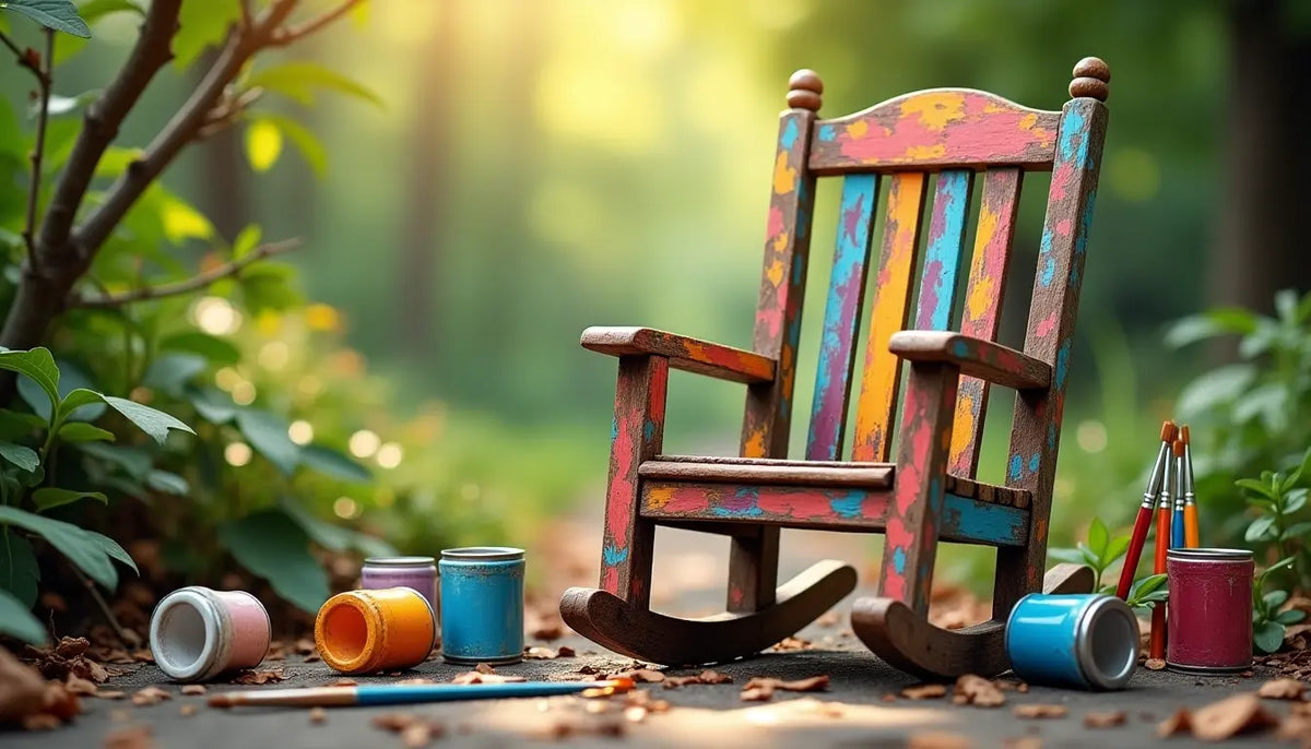 How to Paint a Wooden Rocking Chair