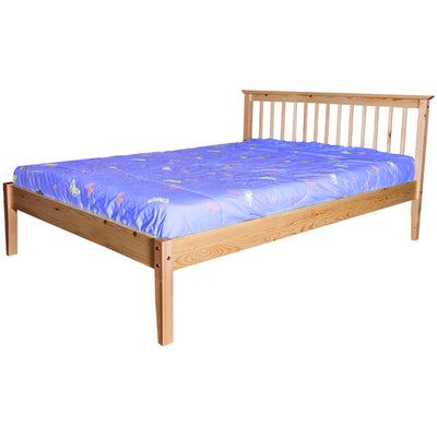 Crystal Platform Full & Queen Solid Wood Bed