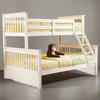 Marina Twin over Full Solid Wood Bunk Bed White