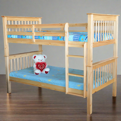 Shannon Twin over Twin Bunk Bed Natural