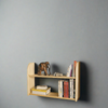 Solid Wood 2-Tier Shelving Unit