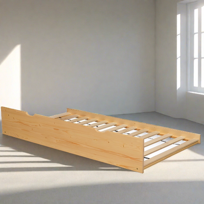Trundle Bed Twin Natural