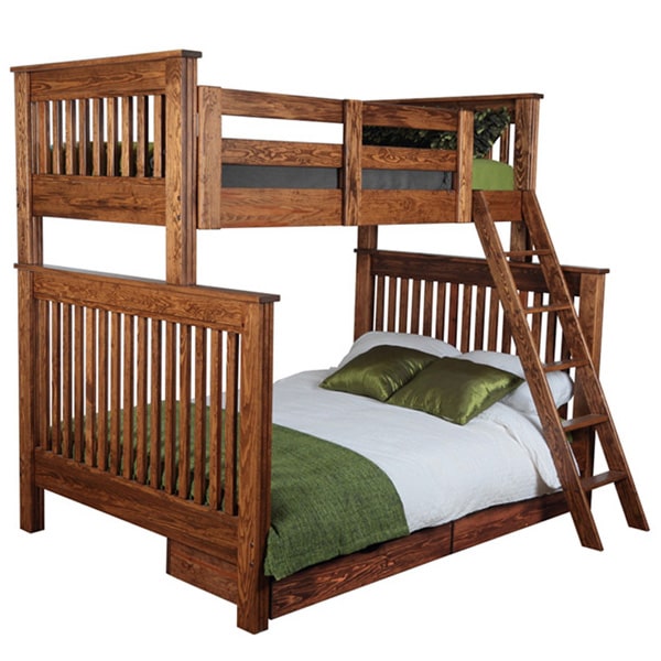 Banff Twin Full Queen Bunk Beds Canadian Wood Bunk Beds Scanica CA