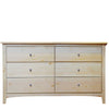 Solid Wood Six Drawer Dresser Espresso