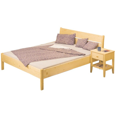 Linda Sleigh Solid Wood Bed Natural