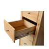 Solid Wood Tall Chest of Drawers Natural