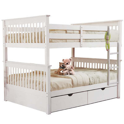 Sydney Full over Full Bunk Bed White